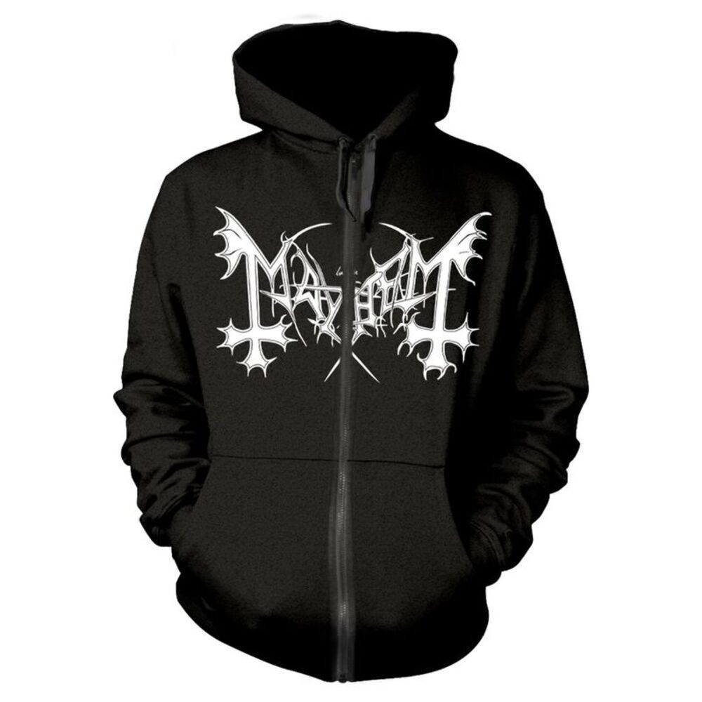 Mayhem Unisex Adult De Mysteriis Dom Sathanas Full Zip Hoodie / Black